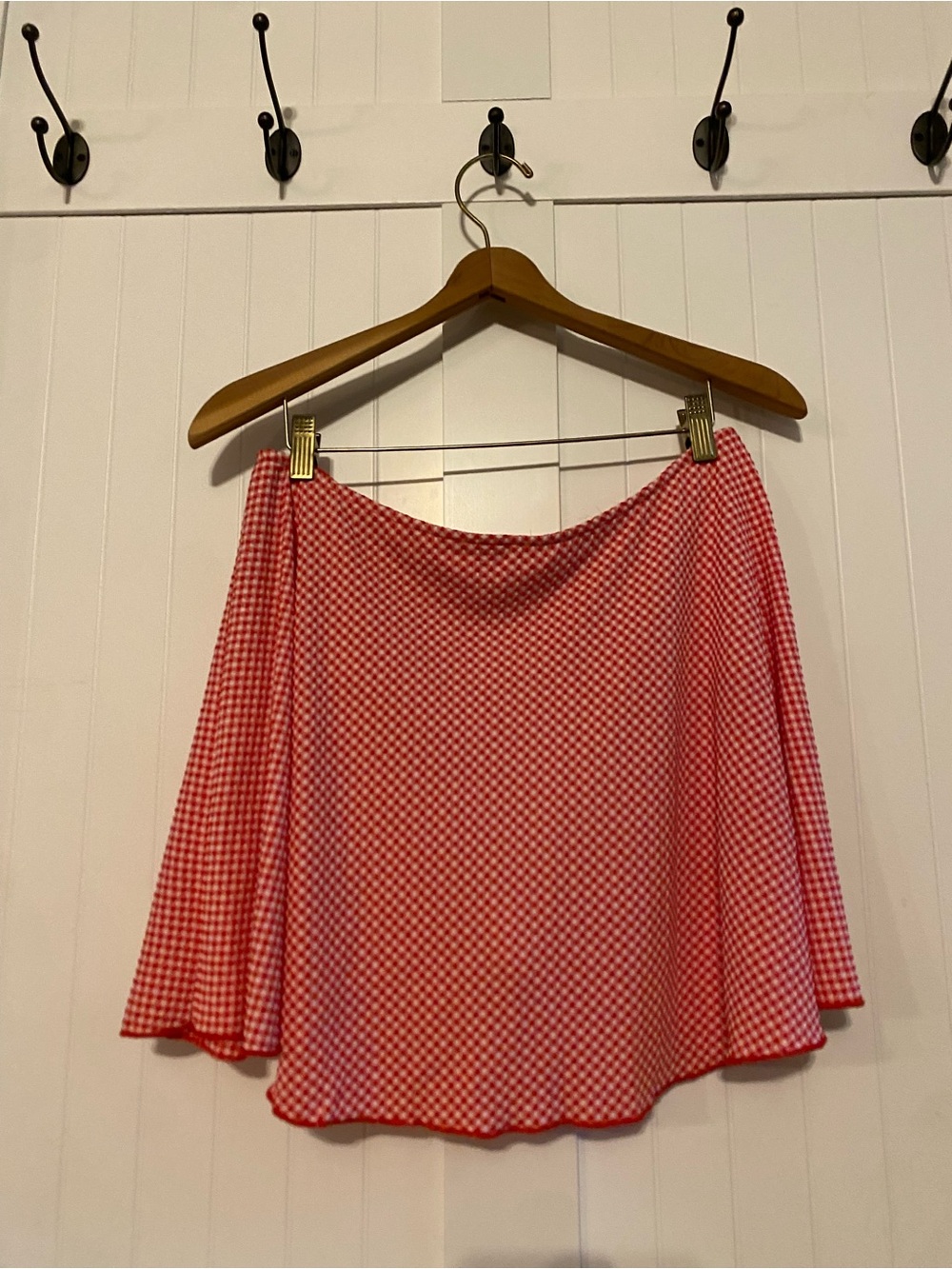 wild fable Red Gingham Skater Skirt